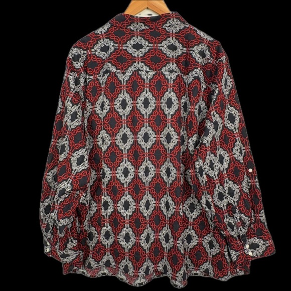 Tommy Hilfiger Woman 3X Button Up LongSleeve Shirt Cotton Mature Business Office - Picture 8 of 14